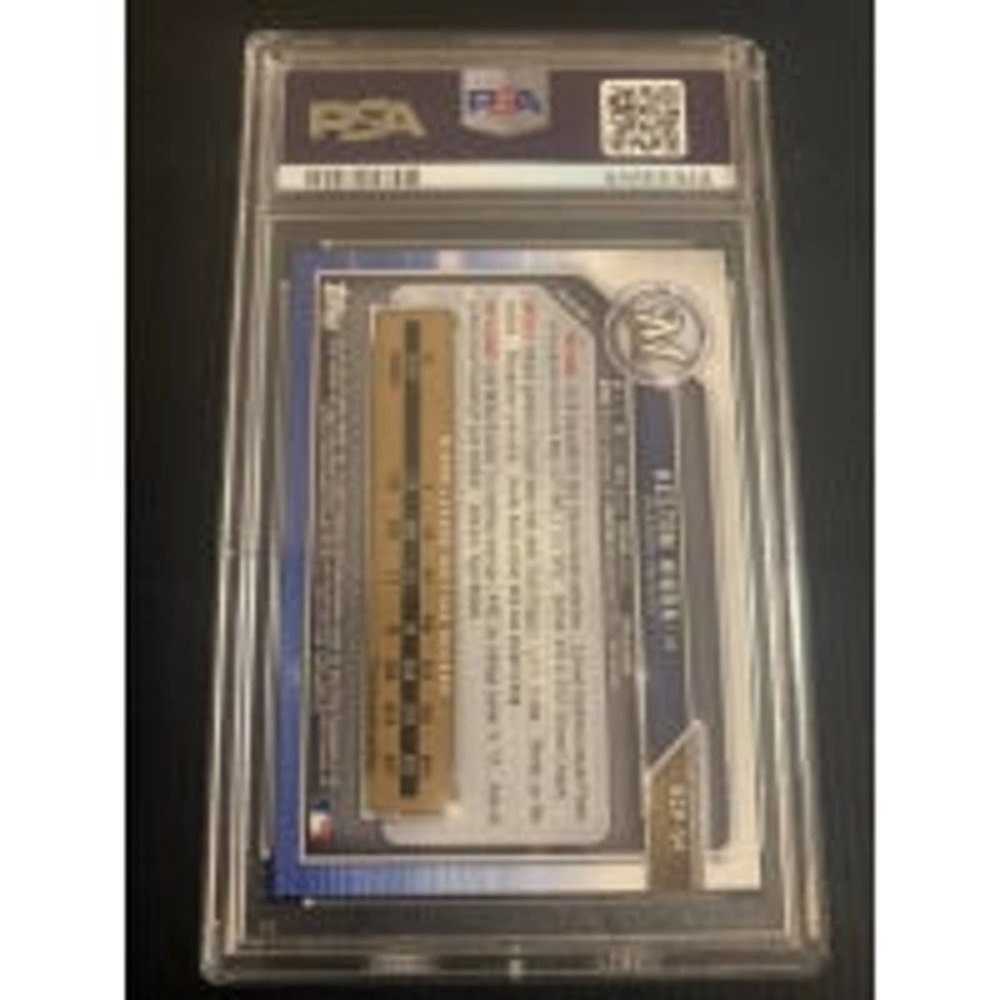 2019 Bowman Chrome Mega Box Keston Hiura /99 Green Refractor PSA 9 - Picture 2 of 2